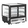 Polar Refrigeration  Witryna chłodnicza prostokątna 120L, 0 do 12°C, 160W, z prostą szybą Polar G-Series PG003, 568x702x(h)686 mm