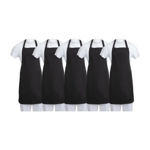 Whites Chefs Clothing Fartuch 965x711 mm, Whites Chefs Clothing SA816, czarny (5 szt.) Whites Chefs Clothing Fartuch 965x711 mm, Whites Chefs Clothing SA816, czarny (5 szt.)