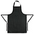Whites Chefs Clothing Fartuch 965x711 mm, Whites Chefs Clothing SA816, czarny (5 szt.)