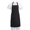 Whites Chefs Clothing Fartuch 965x711 mm, Whites Chefs Clothing SA816, czarny (5 szt.)