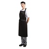 Whites Chefs Clothing Fartuch 965x711 mm, Whites Chefs Clothing SA816, czarny (5 szt.)