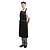 Whites Chefs Clothing Fartuch 965x711 mm, Whites Chefs Clothing SA816, czarny (5 szt.)