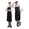 Whites Chefs Clothing Fartuch 965x711 mm, Whites Chefs Clothing SA816, czarny (5 szt.)