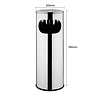 Bolero Kosz na śmieci z popielnicą 12L, Ø209x(h)588 mm, Bolero HX296