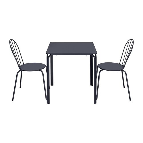 Bolero Stolik kwadratowy 700x700x(h)736 mm, Bolero Adeline HZ355, niebieski Bolero Stolik kwadratowy 700x700x(h)736 mm, Bolero Adeline HZ355, niebieski