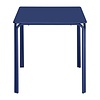 Bolero Stolik kwadratowy 700x700x(h)736 mm, Bolero Adeline HZ356, niebieski