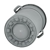 Jantex Kosz na śmieci 160L z polipropylenu, Jantex DX498, szary