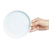 Olympia Talerz płytki z wysokim rantem Ø60 mm, z porcelany, okrągły, Olympia Fondant CU187 (6 szt.)
