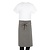 Southside Fartuch 950x650 mm, Southside Cotton Canvas Bistro BA164, szary