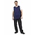 Whites Chefs Clothing Fartuch z kieszenią Whites Chefs Clothing B044, niebieski