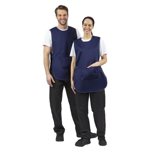 Whites Chefs Clothing Fartuch z kieszenią Whites Chefs Clothing B044, niebieski Whites Chefs Clothing Fartuch z kieszenią Whites Chefs Clothing B044, niebieski