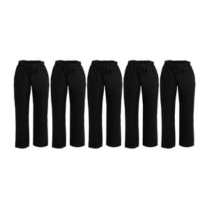 Whites Chefs Clothing Spodnie kucharskie rozmiar L, Whites Chefs Clothing SA826, czarne Whites Chefs Clothing Spodnie kucharskie rozmiar L, Whites Chefs Clothing SA826, czarne