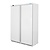 Polar Refrigeration  Szafa mroźnicza 2-drzwiowa 744L, -25 do -10°C, Polar C-Series CZ782 585x1215x(h)1853 mm, agregat dolny