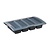 Araven Koszyk na sztućce z 4 przegrodami 530x325x(h)100 mm, Araven CH934