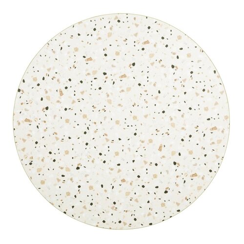 Bolero Blat do stołu Ø600x(h)48 mm, Bolero FU518, biały Bolero Blat do stołu Ø600x(h)48 mm, Bolero FU518, biały