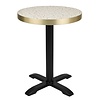 Bolero Blat do stołu Ø600x(h)48 mm, Bolero FU518, biały