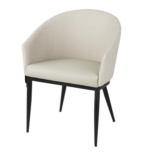 Bolero Fotel 778 mm, do użytku wewnętrznego, Bolero Sloane FU523, beżowy (2 szt.)
