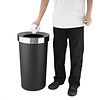 Bolero Kosz na śmieci 60L z polipropylenu, Bolero HT462, czarny