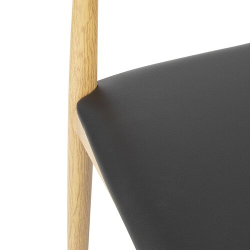 Bolero Krzesło 745 mm do użytku wewnętrznego, Bolero Camden FU529 (2 szt.)