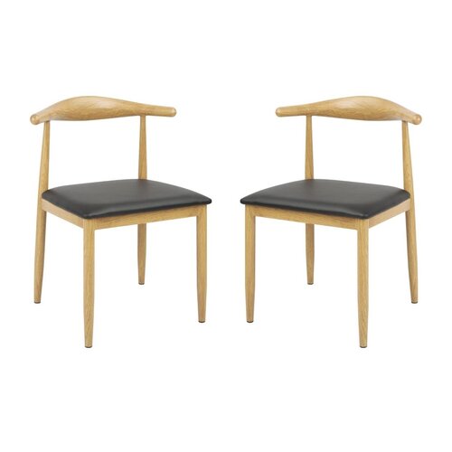 Bolero Krzesło 745 mm do użytku wewnętrznego, Bolero Camden FU529 (2 szt.)