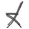 Bolero Krzesło cateringowe składane 805 mm, do użytku zewnętrznego i wewnętrznego, Bolero HS558, brązowe (2 szt.)