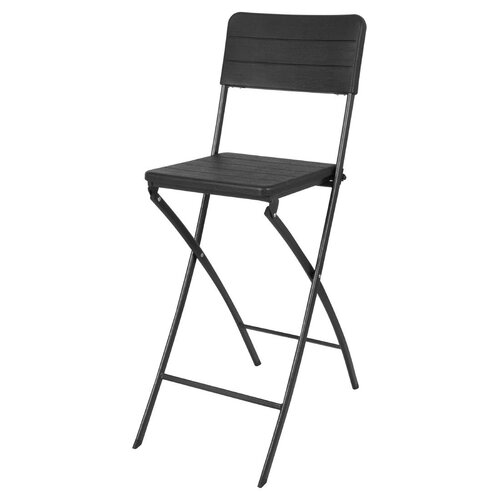 Bolero Krzesło cateringowe składane 1147 mm, do użytku zewnętrznego i wewnętrznego, Bolero HZ893, czarne (2 szt.)