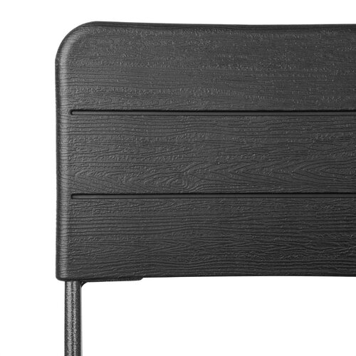 Bolero Krzesło cateringowe składane 1147 mm, do użytku zewnętrznego i wewnętrznego, Bolero HZ893, czarne (2 szt.) Bolero Krzesło cateringowe składane 1147 mm, do użytku zewnętrznego i wewnętrznego, Bolero HZ893, czarne (2 szt.)