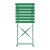 Bolero Krzesło cateringowe składane 800 mm, Bolero Perth HZ364 zielone (2 szt.)
