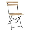 Bolero Krzesło cateringowe składane z siedziskiem o wysokości 440 mm Bolero Perth FU539 (2 szt.)