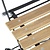 Bolero Krzesło cateringowe składane z siedziskiem o wysokości 440 mm Bolero Perth FU539 (2 szt.)