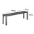 Bolero Ławka tapicerowana 1400x285x(h)430 mm, Bolero Valletta HZ024