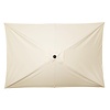 Bolero Parasol ogrodowy kwadratowy 2000x2000x(h)2570 mm, Bolero Sevilla FU505, kremowy