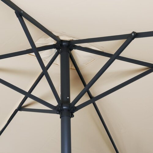 Bolero Parasol ogrodowy kwadratowy 2000x2000x(h)2570 mm, Bolero Sevilla FU505, kremowy Bolero Parasol ogrodowy kwadratowy 2000x2000x(h)2570 mm, Bolero Sevilla FU505, kremowy