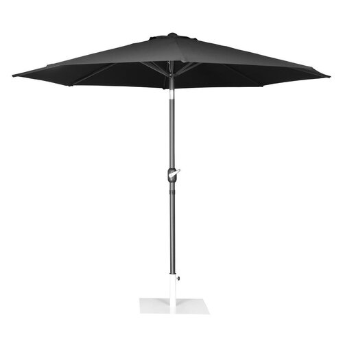 Bolero Parasol ogrodowy okrągły Ø3000x(h)2480 mm, Bolero DZ870, czarny Bolero Parasol ogrodowy okrągły Ø3000x(h)2480 mm, Bolero DZ870, czarny