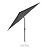 Bolero Parasol ogrodowy okrągły Ø3000x(h)2480 mm, Bolero DZ870, czarny