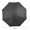 Bolero Parasol ogrodowy okrągły Ø3000x(h)2480 mm, Bolero DZ870, czarny