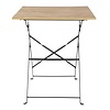 Bolero Składany stolik kawiarniany kwadratowy 600x600x(h)710 mm, Bolero Perth FU538