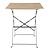 Bolero Składany stolik kawiarniany kwadratowy 600x600x(h)710 mm, Bolero Perth FU538