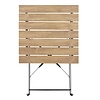 Bolero Składany stolik kawiarniany kwadratowy 600x600x(h)710 mm, Bolero Perth FU538