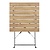 Bolero Składany stolik kawiarniany kwadratowy 600x600x(h)710 mm, Bolero Perth FU538