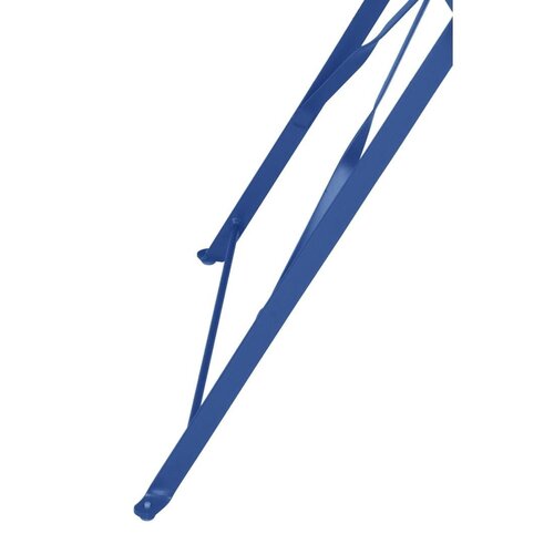 Bolero Składany stolik kawiarniany okrągły Ø600x(h)710 mm, Bolero Perth DZ875, niebieski