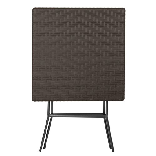 Bolero Składany stolik kawiarniany kwadratowy 620x620x(h)730 mm, Bolero Vierkante GR773, brązowy Bolero Składany stolik kawiarniany kwadratowy 620x620x(h)730 mm, Bolero Vierkante GR773, brązowy