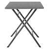 Bolero Składany stolik kawiarniany kwadratowy 620x620x(h)730 mm, Bolero HZ890, szary