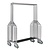 Bolero Stojak na wieszaki 500x1200x(h)1670 mm, Bolero GK910