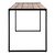 Bolero Stół barowy 900x1800x(h)1050 mm, Bolero DK905, brązowy