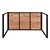 Bolero Stół barowy 900x1800x(h)1050 mm, Bolero DK905, brązowy