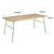 Bolero Stół do jadalni prostokątny 800x1610x(h)734 mm, Bolero Melbourne HZ218, brązowy