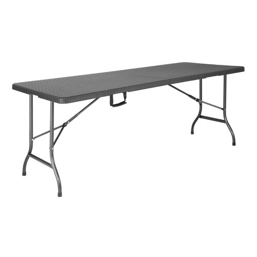Bolero Stół cateringowy prostokątny 743x1829x(h)728 mm, Bolero GR770, czarny