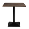 Bolero Stolik barowy kwadratowy 700x700x(h)750 mm, Bolero HW850, brązowy