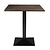 Bolero Stolik barowy kwadratowy 700x700x(h)750 mm, Bolero HW850, brązowy